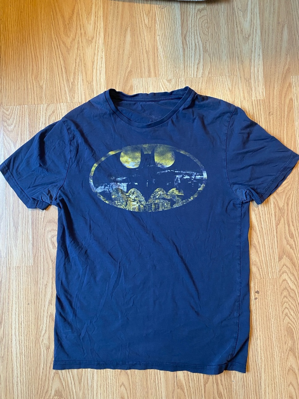 Y2K NTD Apparel Batman City Scape Men's S T shirt